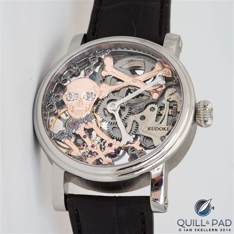 skeleton ized skull watch